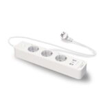 TP-Link Tapo P300 Presa multipla intelligente WiFi - 3 prese e 2 porte USB 3.0 - Ricarica rapida da 18 W - Controllo vocale - Cavo da 1