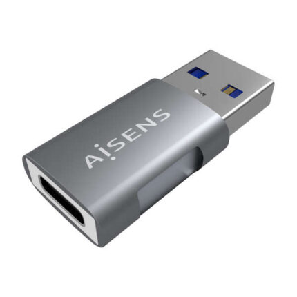 Aisens Mini Adattatore USB 3.2 GEN2 10G 3A - Tipo USB-C/H-A/M - Colore grigio