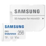 Samsung Pro Endurance Scheda Micro SDXC 256 GB UHS-I V30 Classe 10 con adattatore