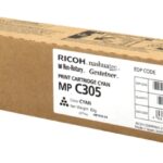 Ricoh Aficio MP-C305/MP-C305SPF Ciano Cartuccia toner originale - 842082/841595/MPC305E