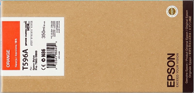 Epson T596A Arancione Cartuccia d'inchiostro originale - C13T596A00 Epson T596A Arancione Cartuccia d'inchiostro originale - C13T596A00
