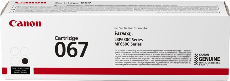 Canon 067 Nero Cartuccia toner originale - 5102C002 Canon 067 Nero Cartuccia toner originale - 5102C002