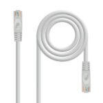 Nanocavo Cavo di rete Patch cord LSZH Cat.6A UTP AWG24 - 30 cm - Colore grigio