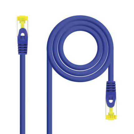 Nanocavo Cavo di rete Patch cord LSZH Cat.6A SFTP AWG26 25 cm - Colore blu