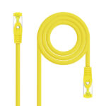 Nanocavo Cavo di rete Patch cord LSZH Cat.6A SFTP AWG26 25 cm - Colore giallo