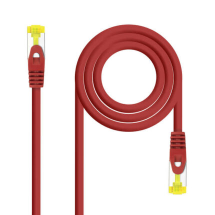 Nanocavo Cavo di rete Patch cord LSZH Cat.6A SFTP AWG26 30 cm - Colore rosso