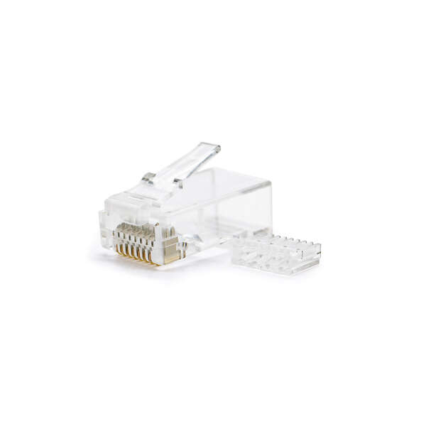 Nanocable Confezione da 50 connettori RJ45 a 8 fili Cat.6 - Colore trasparente Nanocable Confezione da 50 connettori RJ45 a 8 fili Cat.6 - Colore trasparente