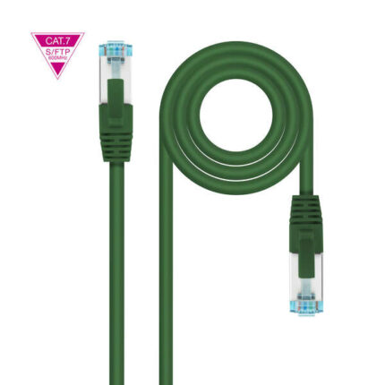 Nanocavo Cavo di rete Cat.7 LSZH SFTP PIMF AWG26 25 cm - Colore verde