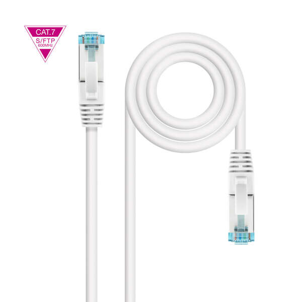 Nanocavo Cavo di rete Cat.7 LSZH SFTP PIMF AWG26 25 cm - Colore bianco Nanocavo Cavo di rete Cat.7 LSZH SFTP PIMF AWG26 25 cm - Colore bianco