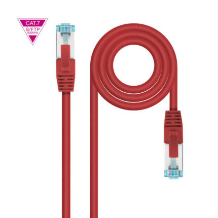 Nanocavo Cavo di rete Cat.7 LSZH SFTP PIMF AWG26 1 m - Colore rosso