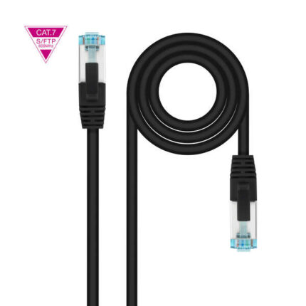 Nanocavo Cavo di rete Cat.7 LSZH SFTP PIMF AWG26 2 m - Colore nero