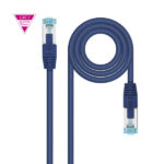 Nanocavo Cavo di rete Cat.7 LSZH SFTP PIMF AWG26 2 m - Colore blu
