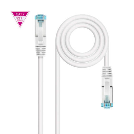 Nanocavo Cavo di rete Cat.7 LSZH SFTP PIMF AWG26 2 m - Colore bianco