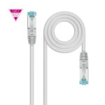Nanocavo Cavo di rete Patch Cat.7 LSZH SFTP PIMF AWG26 20 m - Colore grigio