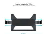 Tooq Supporto/Adattatore per laptop per Vesa - Colore nero