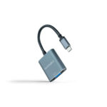 Nanocavo convertitore da USB-C a VGA - Alluminio - 10 cm - Colore grigio