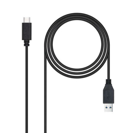 Nanocable Cavo USB 3.1 Gen2 10Gbps 3A USB-C/M-A/M 2m - Colore nero