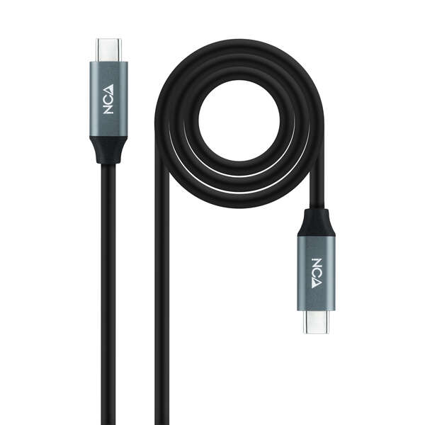 Nanocavo Cavo USB 3.2 Gen2X2 100W 4K/60Hz USB-C M/M 2m - Colore nero Nanocavo Cavo USB 3.2 Gen2X2 100W 4K/60Hz USB-C M/M 2m - Colore nero