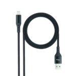 Nanocavo Cavo Lightning A USB A/M - Maglia - 1 m - Colore nero