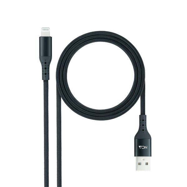 Nanocavo Cavo Lightning A USB A/M - Maglia - 1 m - Colore nero Nanocavo Cavo Lightning A USB A/M - Maglia - 1 m - Colore nero