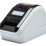 Brother QL820NWBC Stampante termica professionale per etichette WiFi - Bluetooth MFI - Stampa nero/rosso - Display LCD