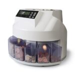 Safescan 1250 Contamonete e classificatore di monete - 220 monete al minuto - Capacità fino a 500 monete