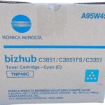 Konica Minolta TNP49 Ciano Cartuccia toner originale - TNP49C/A95W450
