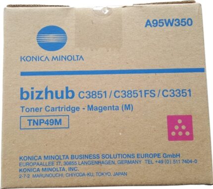 Konica Minolta TNP49 Cartuccia toner originale magenta - TNP49M/A95W350