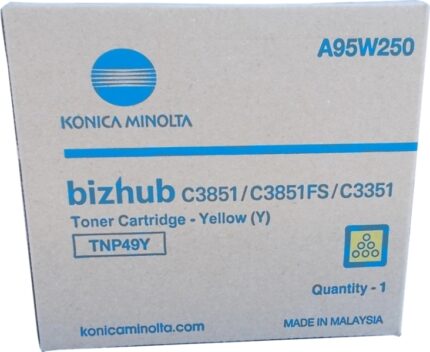 Konica Minolta TNP49 Giallo Cartuccia toner originale - TNP49Y/A95W250