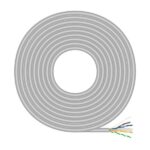 Aisens Cavo di rete RJ45 Cat.6 UTP rigido AWG23 CCA (lega) - 100 m - Colore grigio