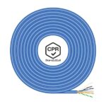 Aisens Cavo di rete RJ45 LSZH CPR Dca CAT.6 UTP AWG24 - 305 m - Cavo blu