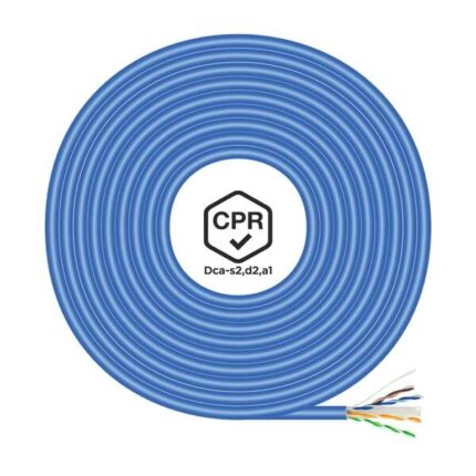Aisens Cavo di rete RJ45 LSZH CPR Dca CAT.6 UTP AWG24 - 305 m - Cavo blu