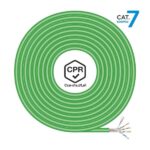 Aisens Cavo di rete RJ45 LSZH CPR Cca CAT.7 600 MHZ S/FTP AWG23 - 305M - Colore verde