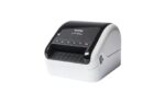 Brother QL1110NWBC Stampante termica professionale per etichette con WiFi e scheda di rete integrata - Larghezza fino a 103 mm - 69 etichette al minuto - Risoluzione 300x300 dpi - Taglierina automatica