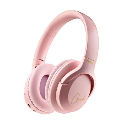 NGS Artica Greed Cuffie Bluetooth 5.1 con microfono - Archetto regolabile - Cuscinetti imbottiti - Autonomia fino a 46 ore - Vivavoce - Colore rosa