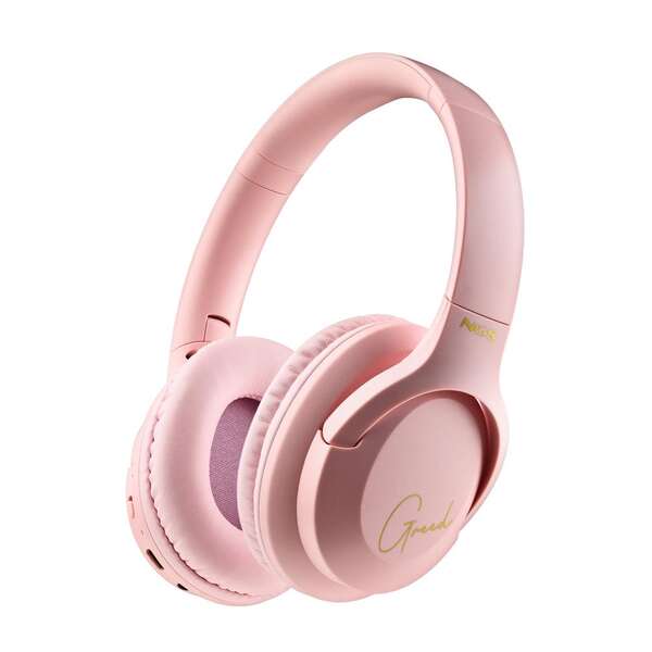 NGS Artica Greed Cuffie Bluetooth 5.1 con microfono - Archetto regolabile - Cuscinetti imbottiti - Autonomia fino a 46 ore - Vivavoce - Colore rosa NGS Artica Greed Cuffie Bluetooth 5.1 con microfono - Archetto regolabile - Cuscinetti imbottiti - Autonomia fino a 46 ore - Vivavoce - Colore rosa