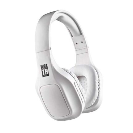 NGS Artica Wrath Cuffie Bluetooth 5.1 con microfono - Archetto regolabile - Cuscinetti imbottiti - Autonomia fino a 12 ore - Vivavoce - Colore bianco