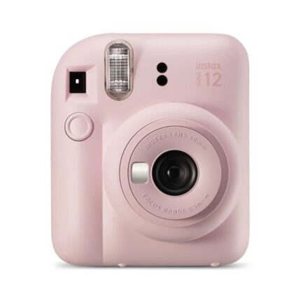 Fujifilm Instax Mini 12 Blossom Pink Fotocamera istantanea - Dimensioni immagine 62x46 mm - Flash automatico - Esposizione automatica - Mini specchio per selfie - Modalità primo piano
