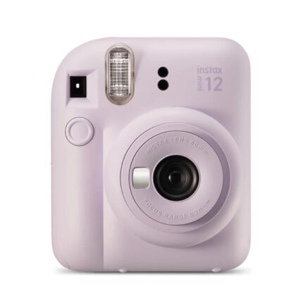 Fujifilm Instax Mini 12 Lilac Purple Fotocamera istantanea - Dimensioni immagine 62x46 mm - Flash automatico - Esposizione automatica - Mini specchio per selfie - Modalità primo piano