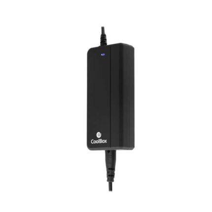 CoolBox Caricabatterie automatico universale per laptop 90W - Porta USB 2.1A per smartphone e tablet - 14 connettori diversi - Cavo di alimentazione da 1