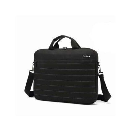 CoolBox Valigetta per laptop fino a 14" - Scomparto principale imbottito - Tessuto impermeabile - Colore nero