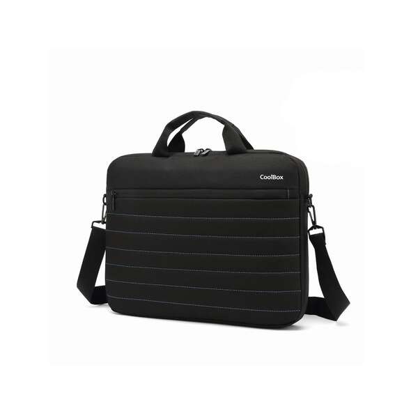 CoolBox Valigetta per laptop fino a 14" - Scomparto principale imbottito - Tessuto impermeabile - Colore nero CoolBox Valigetta per laptop fino a 14" - Scomparto principale imbottito - Tessuto impermeabile - Colore nero