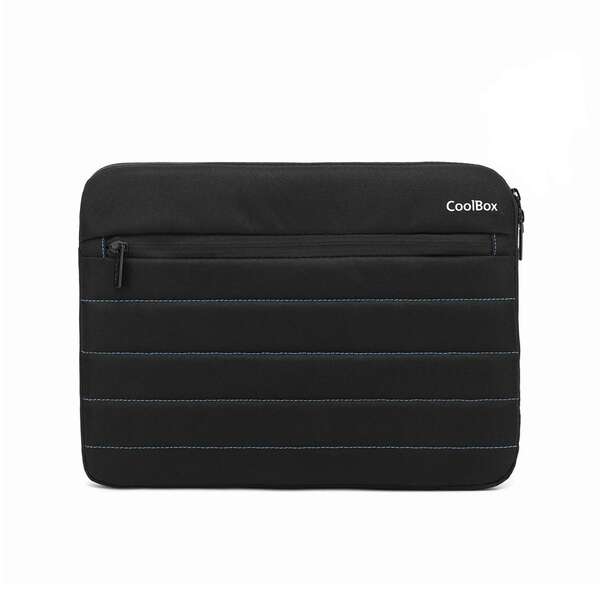 CoolBox Custodia per tablet/netbook/portatile fino a 13" - Imbottita - Tessuto impermeabile - Chiusura con cerniera - Colore nero CoolBox Custodia per tablet/netbook/portatile fino a 13" - Imbottita - Tessuto impermeabile - Chiusura con cerniera - Colore nero