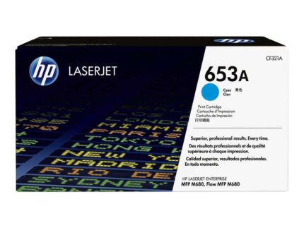 Cartuccia toner originale HP CF321A ciano - 653A