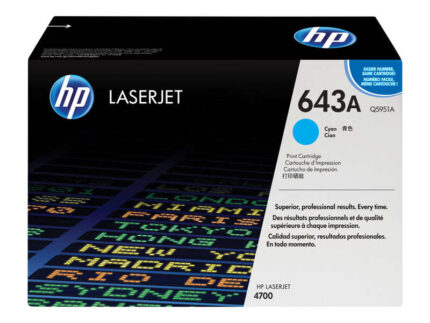 Cartuccia toner originale HP Q5951A ciano - 643A