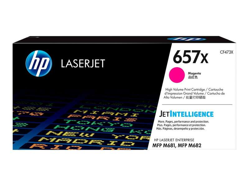 Cartuccia toner originale HP CF473X magenta - 657X Cartuccia toner originale HP CF473X magenta - 657X