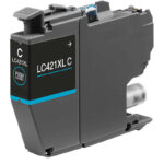 Cartuccia d'inchiostro generica Brother LC421XL Ciano - Sostituisce LC421XLC