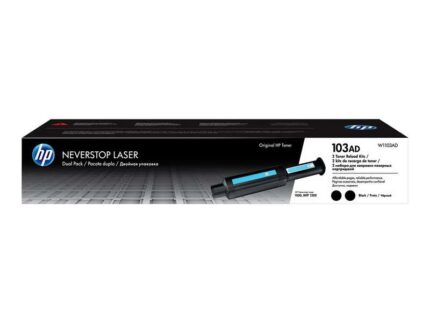 HP W1103A Nero Confezione da 2 cartucce toner originali - 103A