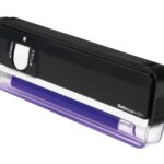 Safescan 40H Rilevatore portatile di banconote false - Lampada ultravioletta da 4W - Torcia LED per verifica visiva