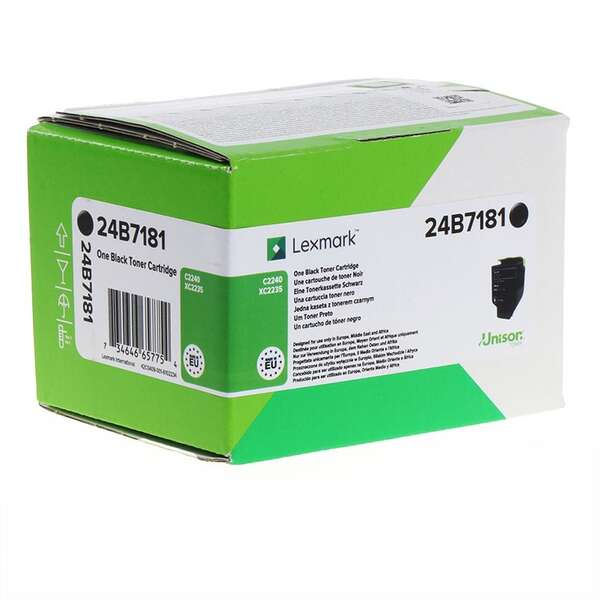 Lexmark C2240/XC2235 Nero Cartuccia toner originale - 24B7181 Lexmark C2240/XC2235 Nero Cartuccia toner originale - 24B7181